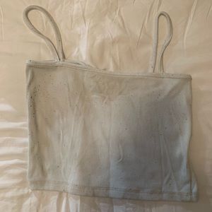 White Brandy Melville crop top